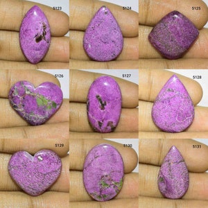 Prachtige ontwerper purpurite cabochon, natuurlijke purpurite edelsteen, purpurite gebruik sieraden, purpurite steen, gladde Poolse purpurite cabochon,