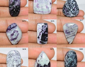 Maravilloso cabujón Kammererita , Piedra preciosa Kammererita natural, Joyería kammererita , Kammererita, Cabujón de kammererita polaca lisa,