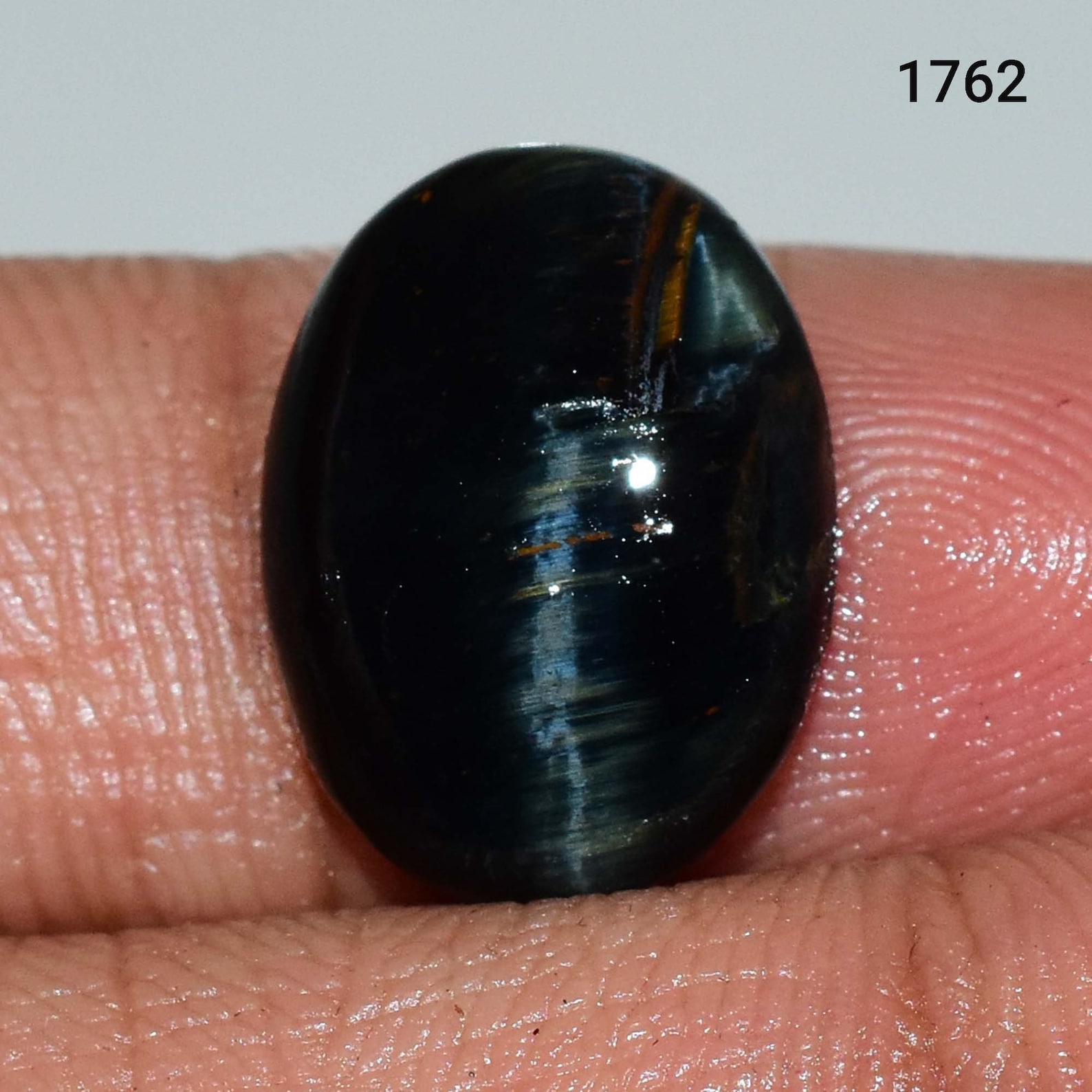 100Natural Black Tiger Eye Gemstone Black Tiger Eye Etsy