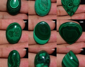 Diseñador Natural Malachite Gemstone - Malachite Jewelry - Malachite - Malachite cabochon - Multi Jewelry Making Malachite Stone -