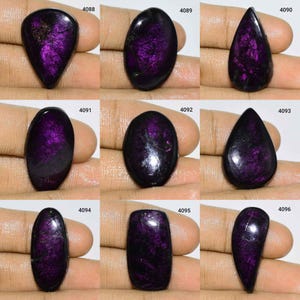 Natuurlijke purpuriet edelsteen, purpuriet cabochon, purpuriet gebruik voor sieraden, purpurietsteen, purpuriet ketting, in lage prijs cabochon,