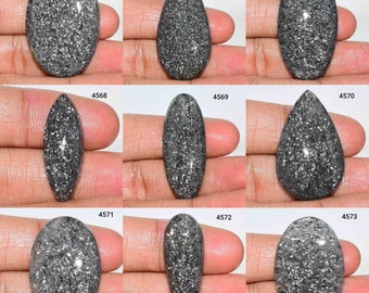 A One Quality Black Sunstone Cabochon, 100%Natural Black Sunstone Gemstone, Black Sunstone Jewelry, Black Sunstone, Jewelry Making Cabochon,