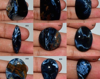 Fantastisk Pietersit Cabochon, Pietersit Smycken, Naturlig Pietersit Ädelsten, Pietersit, Låg Pitersit Cabochon, Lös Pietersitsten