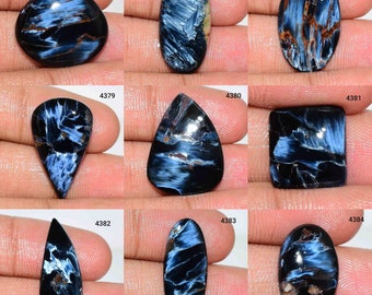 Fantastisk Pietersit Cabochon, Pietersit smycken, Naturlig Pietersit ädelsten, Pietersit, Lågt Pris Pitersit Cabochon, Pietersitsten