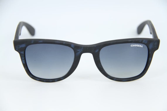 Carrera Black and Blue Square Sunglasses Polycarb… - image 1