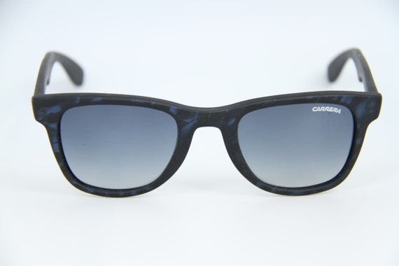 Carrera Black Frame Sunglasses with Blue Lenses Carrera CA1050 D51 Black / Blue Lens Men Aviator Sunglasses  main image 3