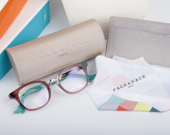 Face a Face BOCCA WALK 2 Transparent Blackcurrant Women&#39;s Colorful Eyeglasses K43-2