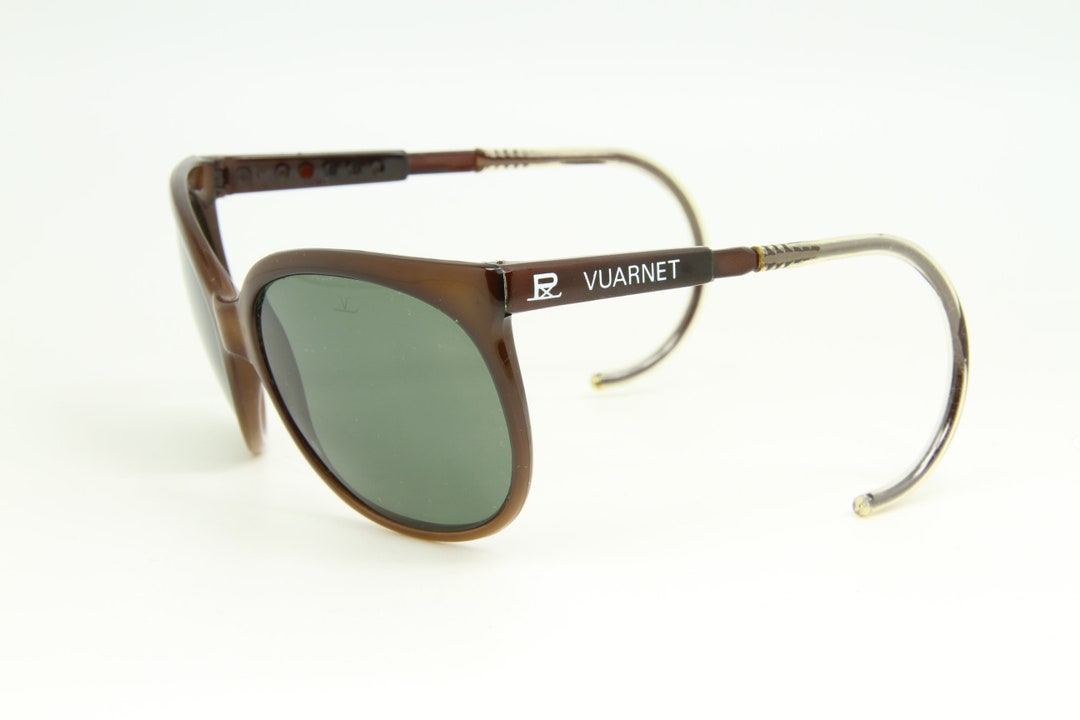 Vintage Vuarnet 002 Brown Cable Hook Sunglasses PX3000 Mineral - Etsy