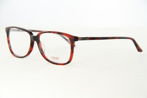 Lozza VL1949 Black & Red Eyeglasses Optical Frame - image 2