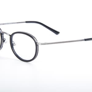 PRODESIGN 4148 Runda Svarta Glasögonbågar K44-2