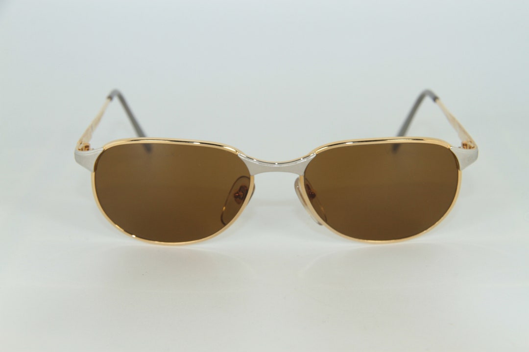 Vintage VUARNET 041 Metal Gold & Silver Sunglasses PX2000 - Etsy