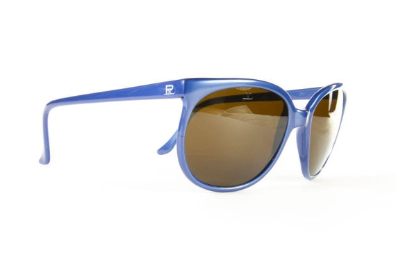 thumbnail image 2 of Vintage Vuarnet 002 Blue Gitan Sunglasses – PX5000 Dark Brown Lens – Made In France 2 of 5