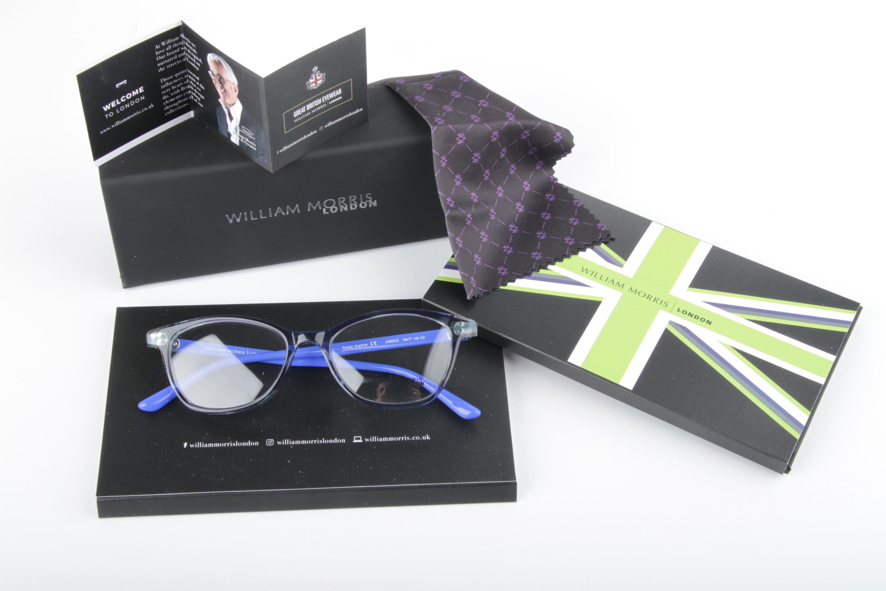 William Morris LN50212 Blue Women Eyeglasses Optical Frames  display picture 1