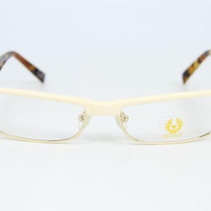 BELSTAFF VV0608 BV58 White Rectangular Eyeglasses Optical Frame