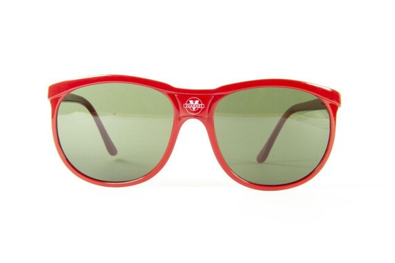 NEW VUARNET women\'s px 3000 green lenses sunglasses in grey/red VUARNET 048 SUNGLASSES PX 3000 MINERAL LENSES VINTAGE 90S | eBay main image 4