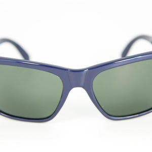 Vintage 1980&#39;s Vuarnet 006 Blue Metal Sunglasses PX3000 Mineral Gray lens