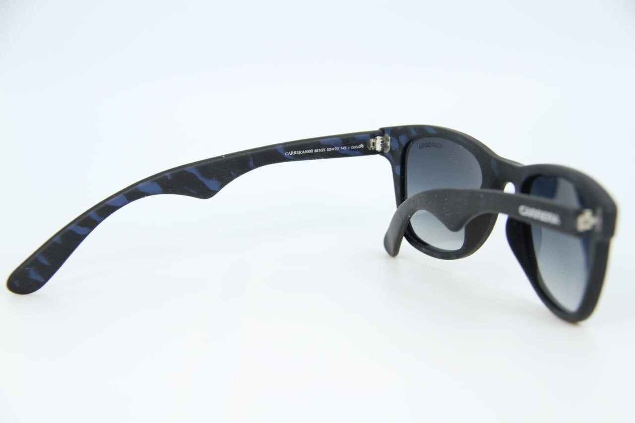 Carrera Black and Blue Square Sunglasses Polycarbonate blue 