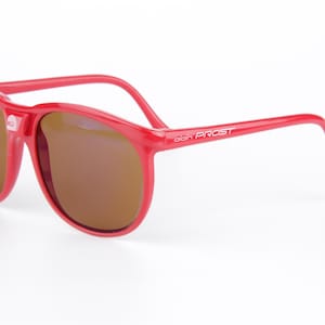 Rare Alain Prost 084 Red Women&#39;s Sunglasses PX2000 Mineral Brown lens