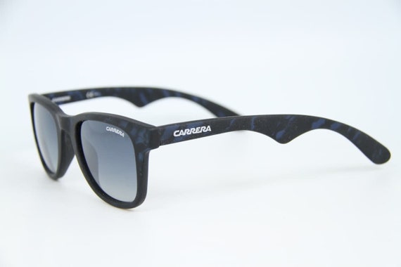 Carrera Black and Blue Square Sunglasses Polycarb… - image 2