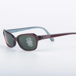 Rare Vintage Vuarnet Sunglasses 606 Purple PX3000 Mineral Gray Lens