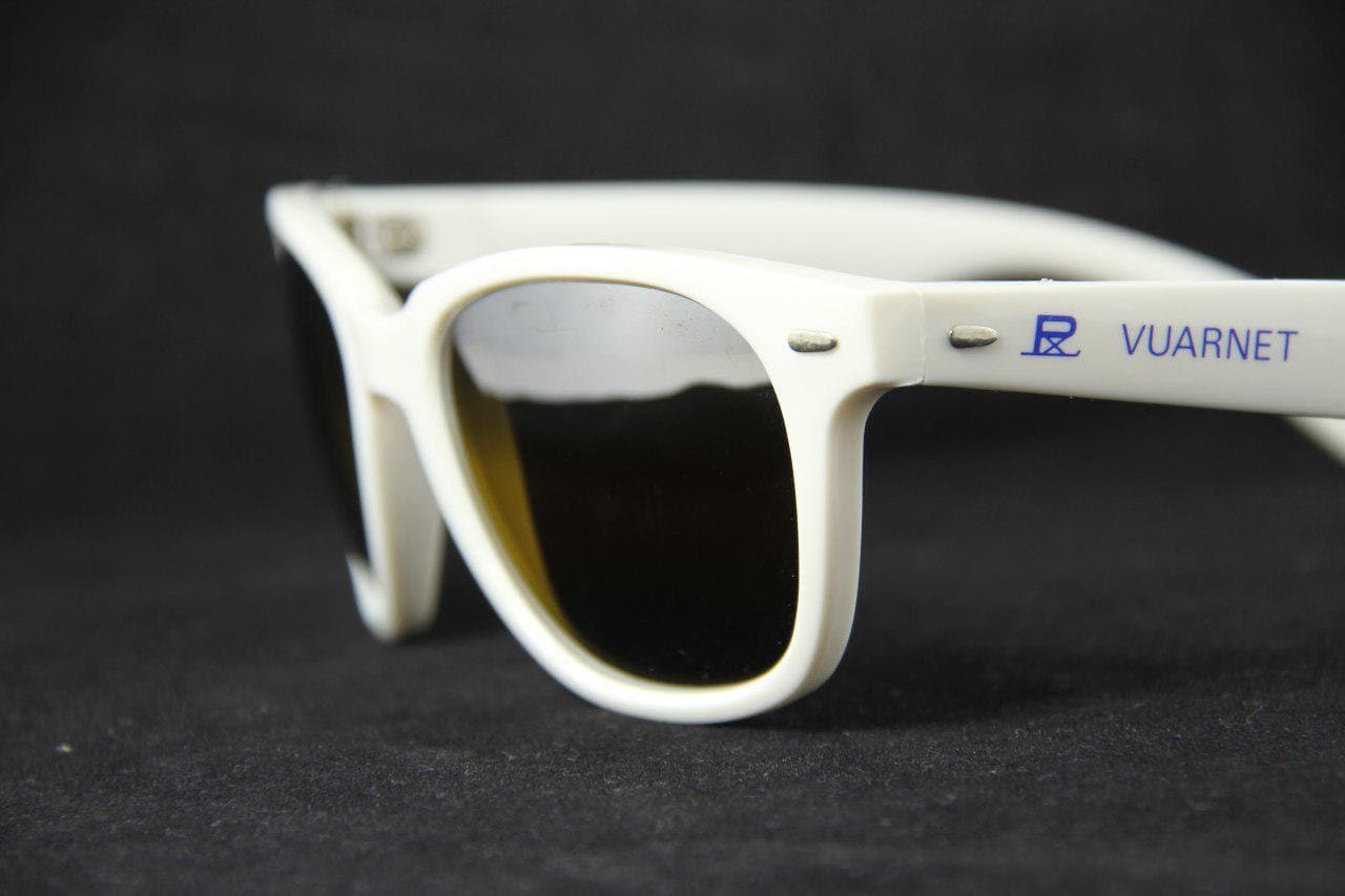 Rare Vintage Vuarnet 088 White Sunglasses Skilynx Lens