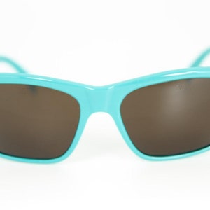 Vintage 1980&#39;s Vuarnet 006 Aqua Green Sunglasses PX5000 Mineral Brown lens