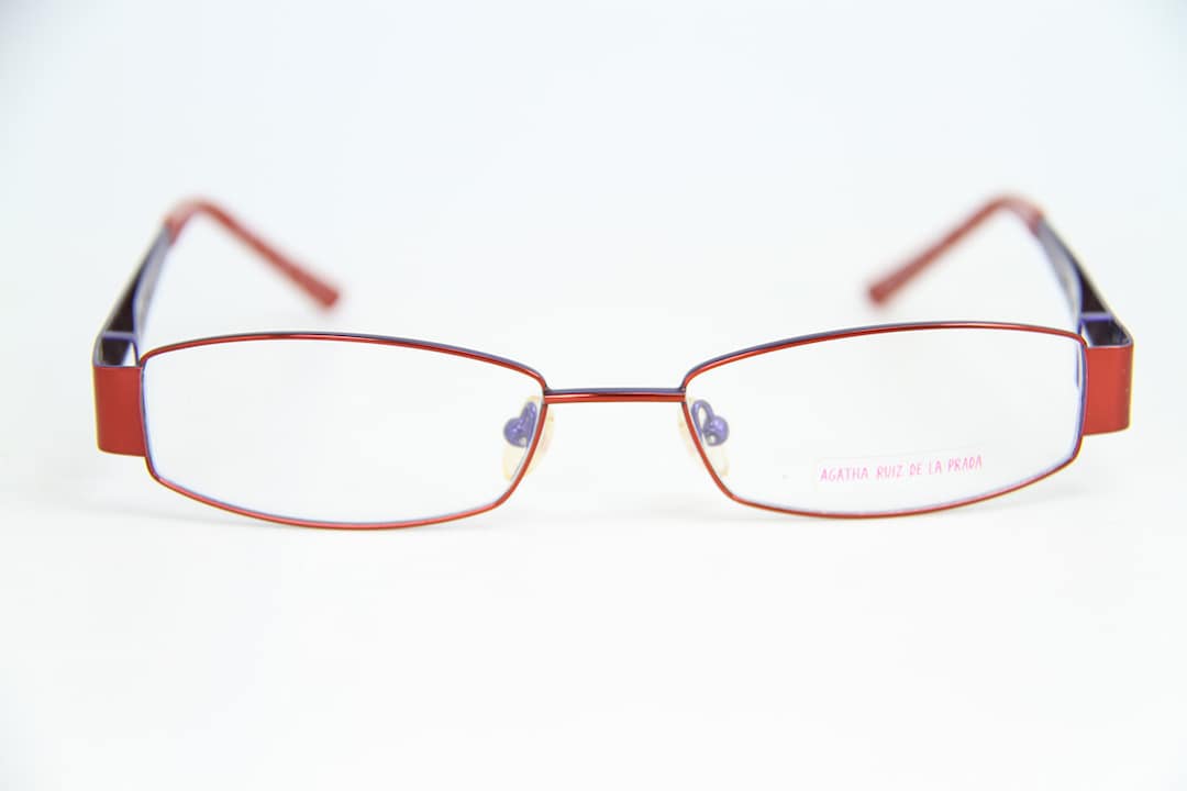 AGATHA RUIZ PRADA Montura Optica Mujer Roja Etsy Espana