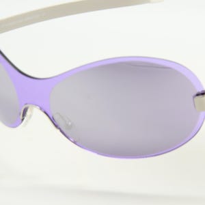 Courreges Paris AC 007 AZ Acier Femmes Cat 2 Lunettes de Soleil PC Violet Flash Ext 20-9 image 3