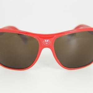 Vintage Vuarnet 003 Red Sunglasses PX5000 Brown Mineral lens