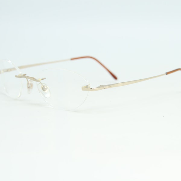 PIERO GUIDI PG Frameless Gold Eyeglasses Optical Frame 17-11