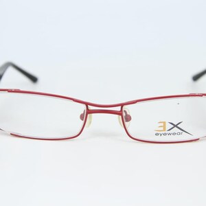 Ex Eyewear Xe217 Red Eyeglasses Optical Frame (with Designer Arms)