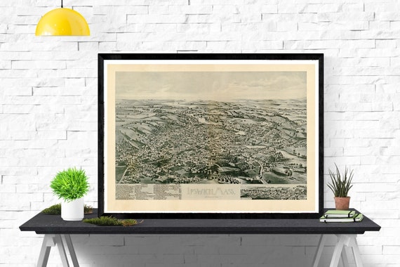 Vintage LNER Ipswich Ancient House Railway Poster A4//A3//A2//A1 Print