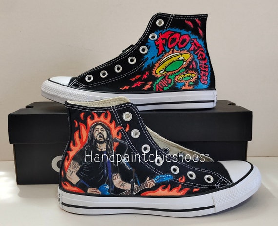 Foo Converse High Top/foo Shoes/ Etsy