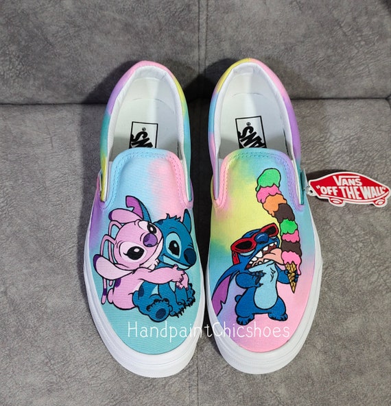 Buy Handpainted Lilo Stitch,disney Stitch,stitch Vans,disney Shoes,disney  Trip,custom Lilo Stitch Shoes,lilo Stitch Gifts,unique Lilo Stitch Online  in India 