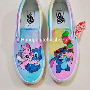 Handpainted Lilo Stitch,Disney Stitch,Stitch Vans,Disney shoes,Disney trip,Custom Lilo Stitch shoes,Lilo Stitch gifts,Unique Lilo Stitch