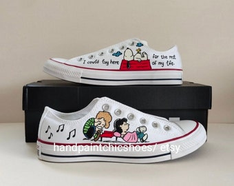 Handpainted Converse, Disney shoes, Disney trip, Dog on the house,Custom Converse,gifts for friend