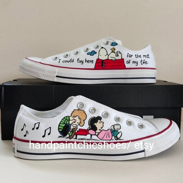 Handpainted Converse, Disney shoes, Disney trip, Dog on the house,Custom Converse,gifts for friend