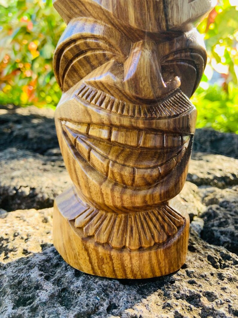 9 LONO TIKI God of Goodluck and Happiness Hawaiian | Etsy