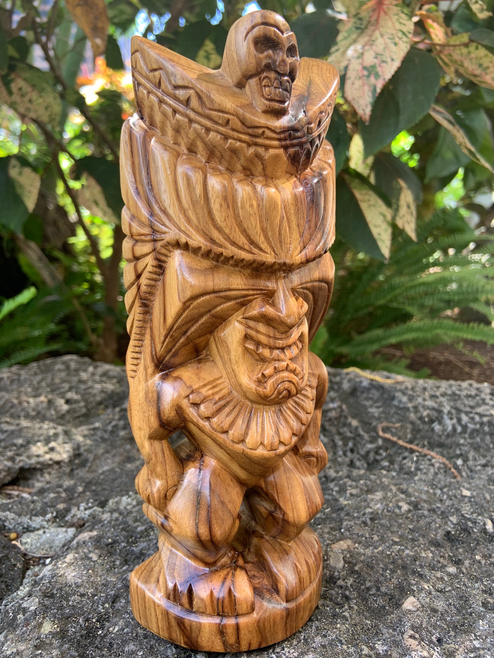 9 Skull Tikis Ku god of protection tiki man tiki Etsy