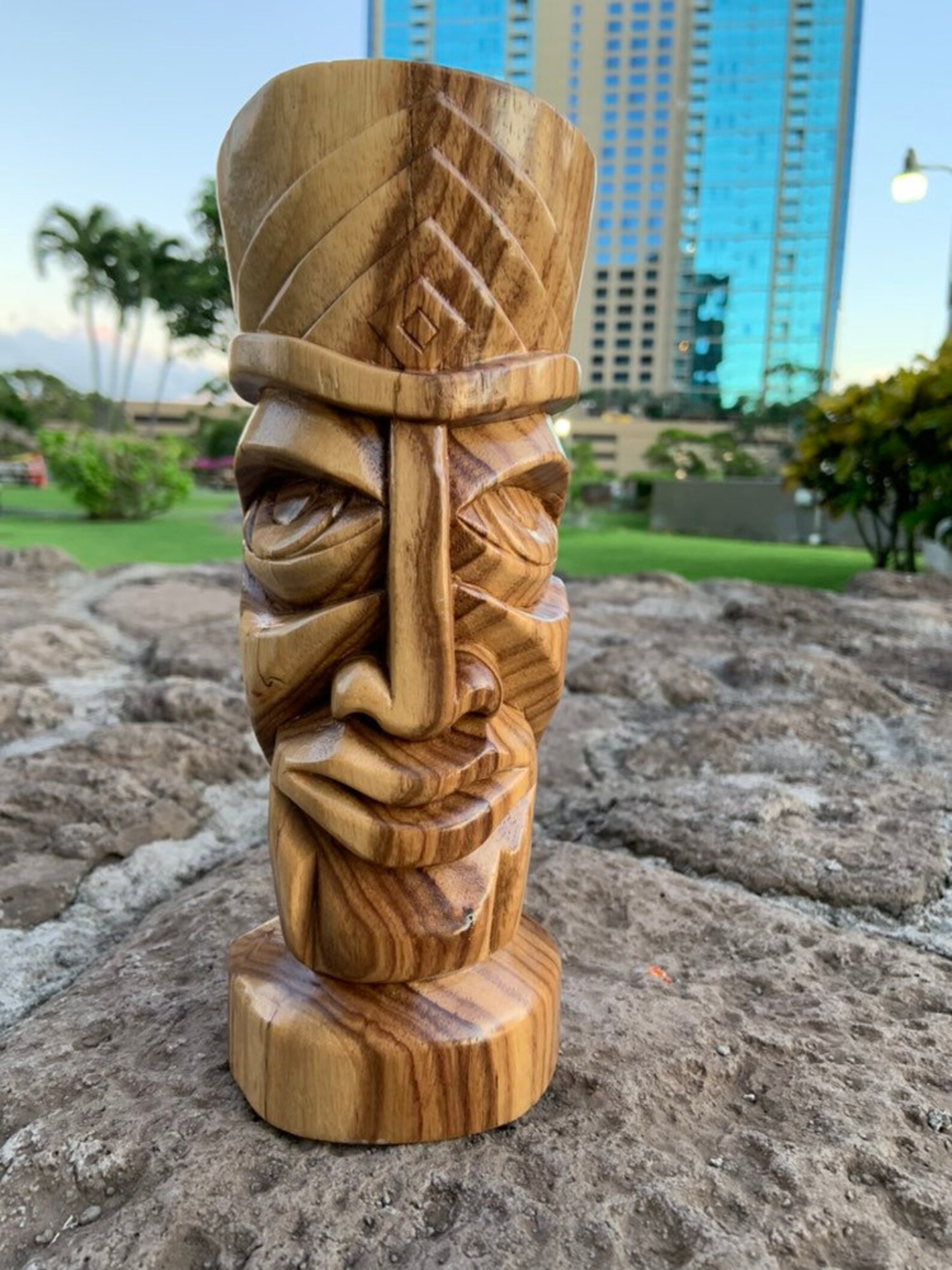 9 French Polynesian tiki Tiki God Woodcarving Made in Etsy