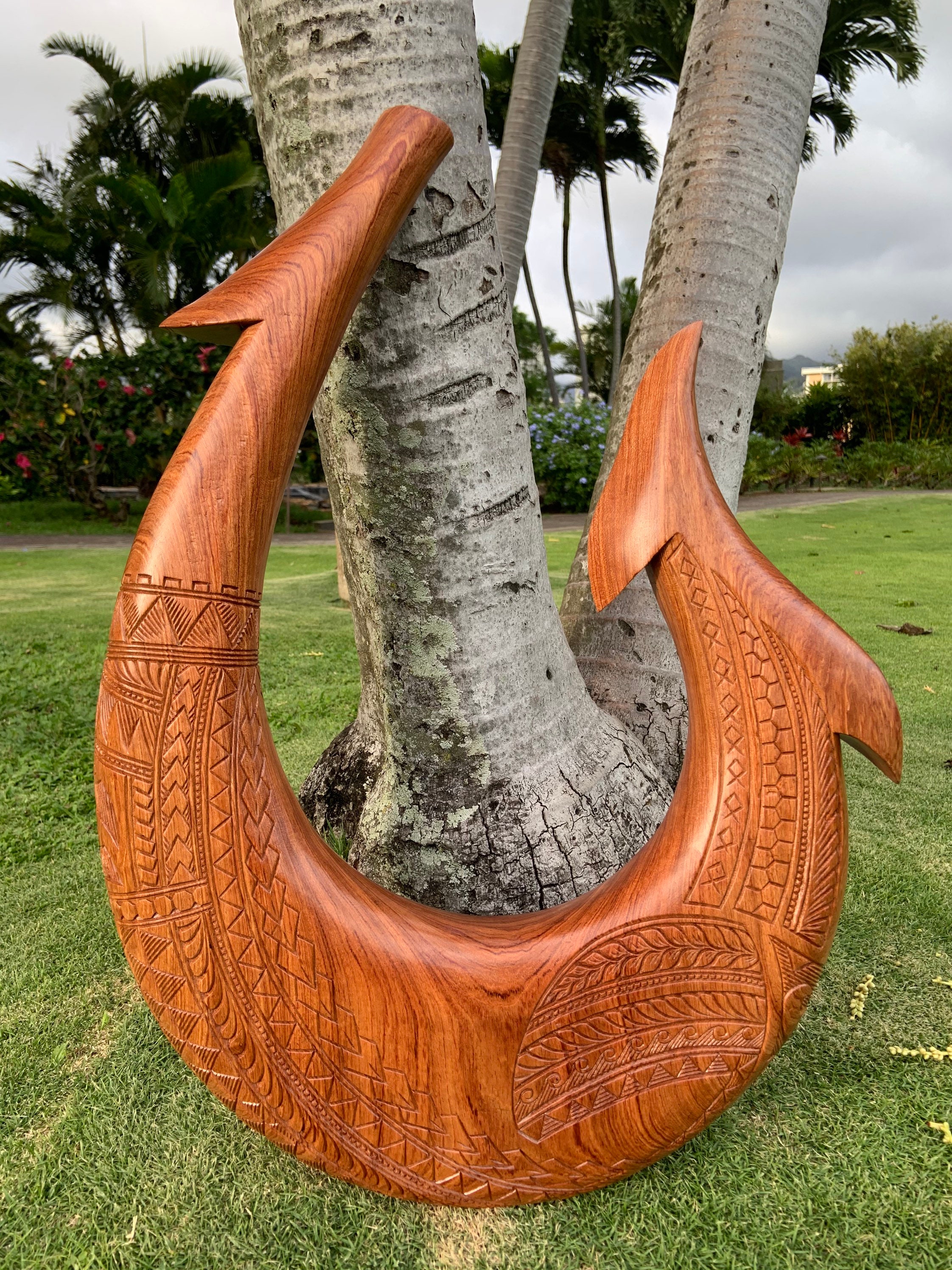 24 Hawaiian Fishing Hook, Wooden Fish Hook, Polynesian Fish Hook, Moana Hook,  Maui Hook, Hawaiian Hook, Gift Idea, Handcarved Hook, Hawaii 