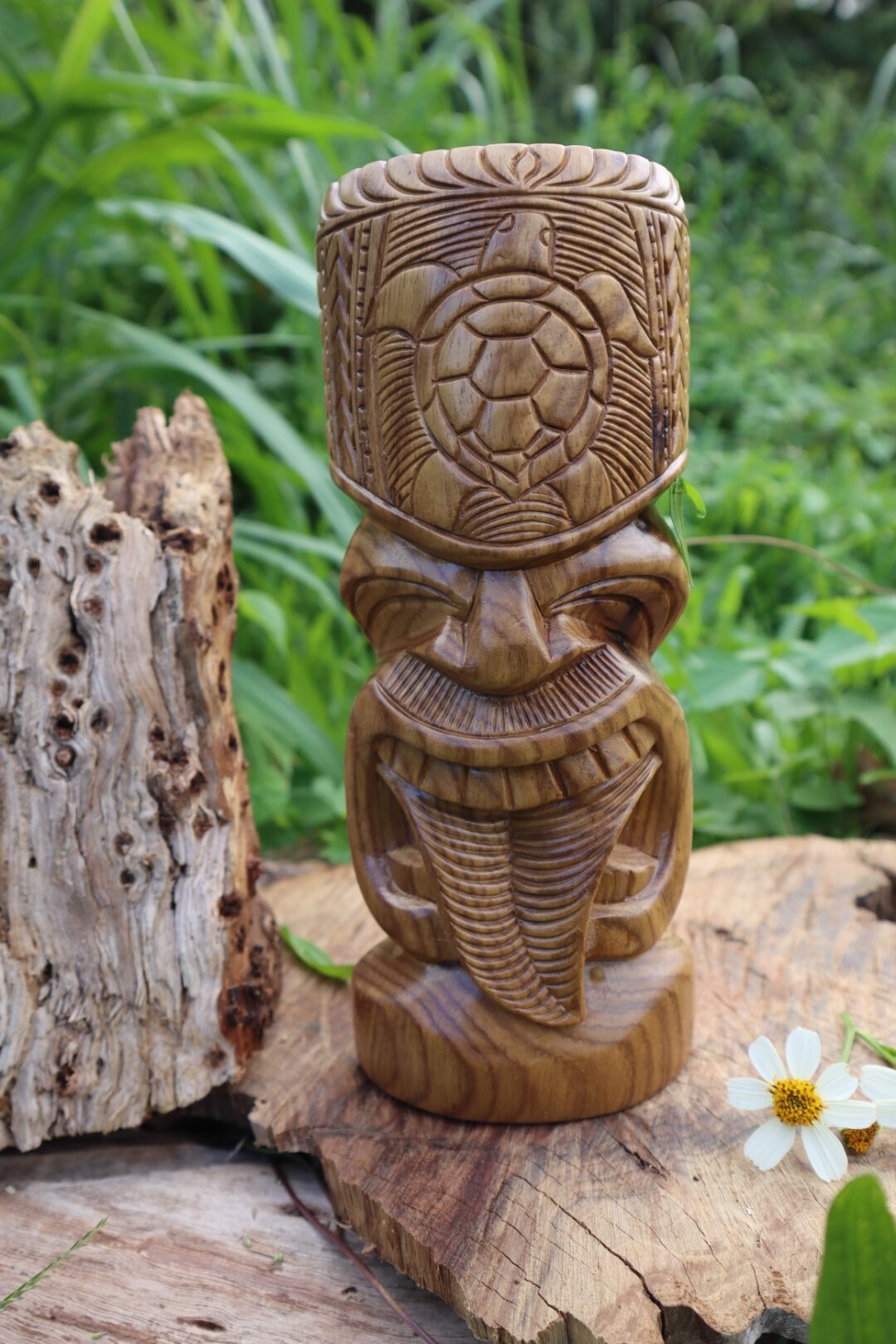 9 KANALOA TIKI CUSTOMIZED Hawaiian Tiki God Wood Carving Hawaiian 9 KANALOA TIKI CUSTOMIZED Hawaiian Tiki God Wood Carving Hawaiian