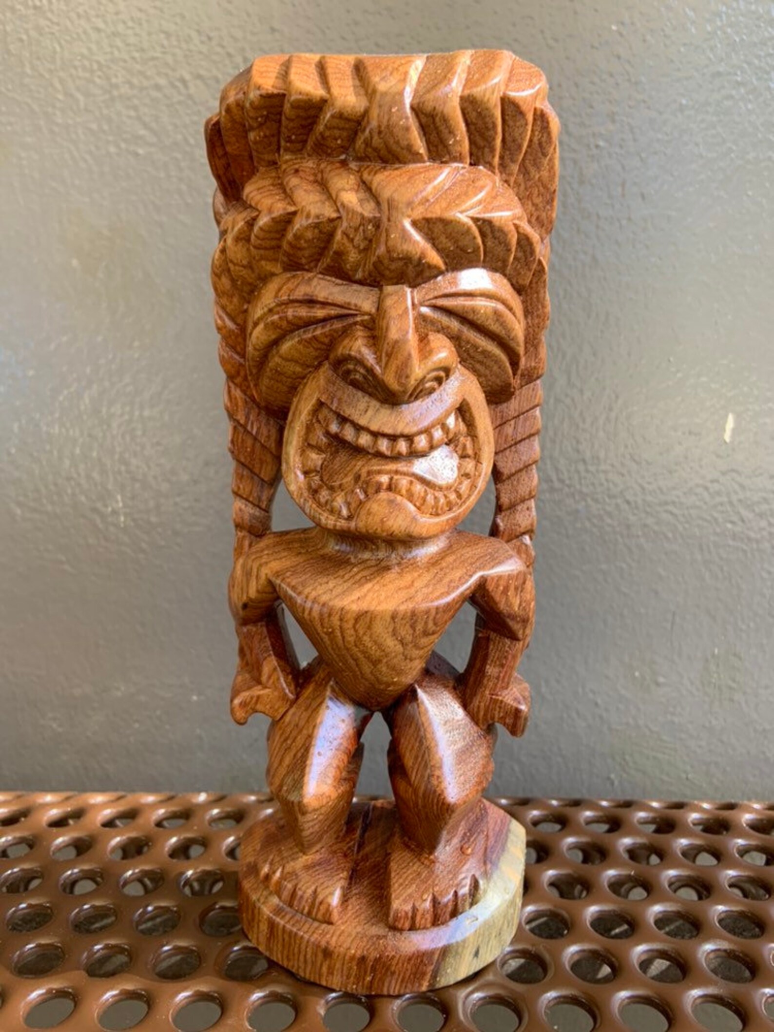 9Tikis Ku god of protection tiki man tiki scuptures Etsy