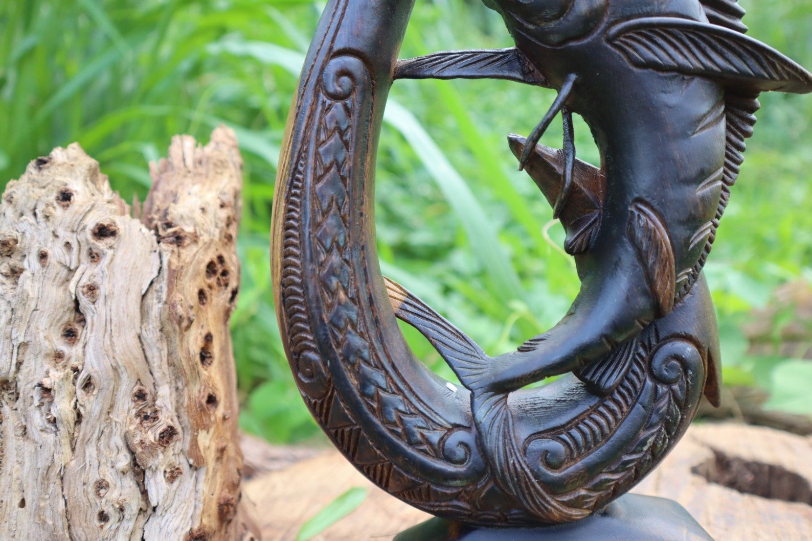 11 Marlin Fish With Hawaiian Maui Fishing Hook Wooden Etsy