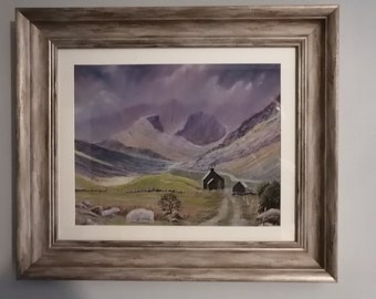 Original Pastel Landscape Painting "But 'n' Ben"