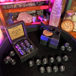 Black Heart Spirit Dice