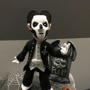 Papa Emeritus Plush, The Band Ghost, Meliora, Nameless Ghouls, Casual Papa, Papa Emeritus III, Metal Music, Felt Doll, Creepy Cute