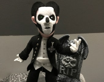 Papa Emeritus Plush, The Band Ghost, Meliora, Nameless Ghouls, Casual Papa, Papa Emeritus III, Metal Music, Felt Doll, Creepy Cute