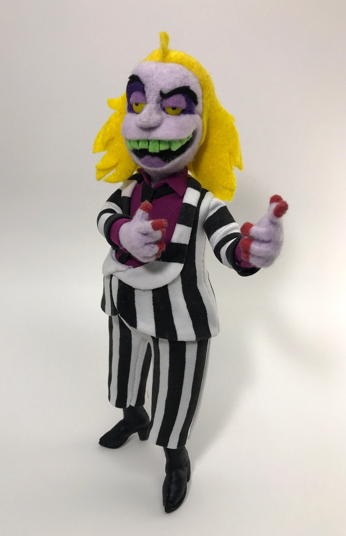 Beetlejuice Animated Plush Doll Plush Figure Felt Doll Tim - Etsy