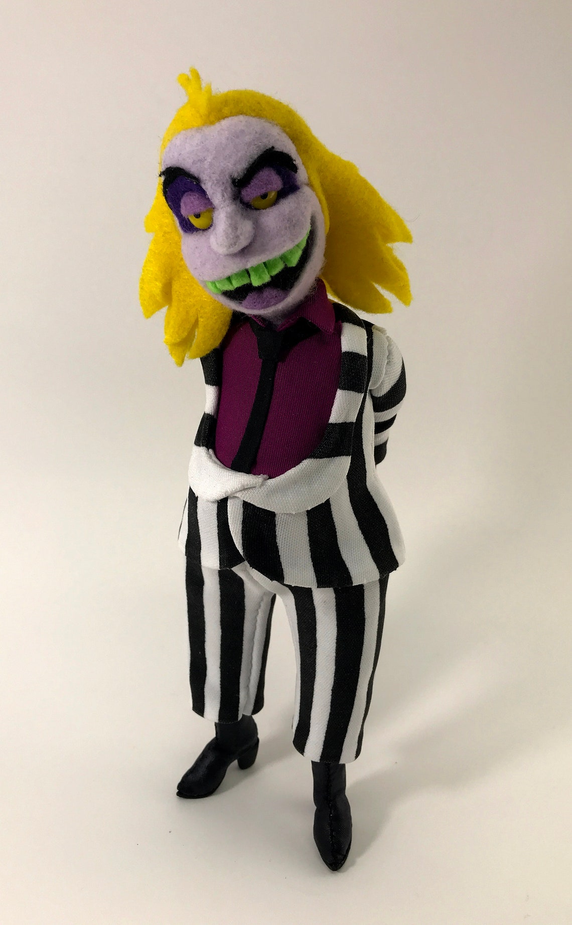 Beetlejuice Animated Plush Doll Plush Figure Felt Doll Tim - Etsy